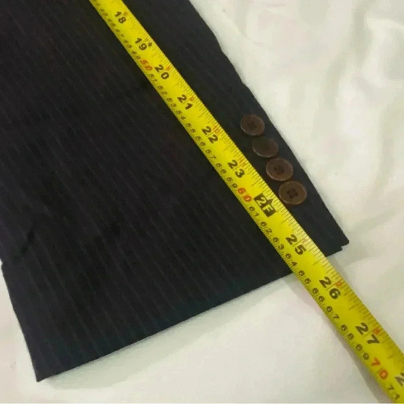 Ermenegildo Zegna  men’s vintage dark brown striped preppy casual luxury suit 54 - Picture 12 of 16